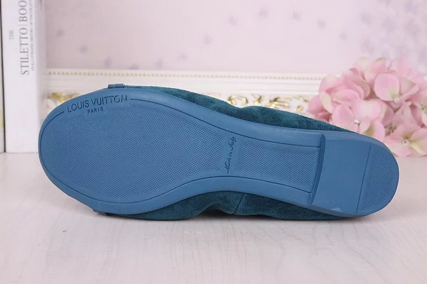 LV Shallow mouth flat shoes Women--006